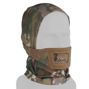 Tactical Full Face Steel Mesh Mask Hunting Airsoft Paintball