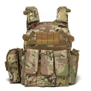 Nylon Tactical Vest MC Camo