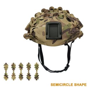 Laser Cut Leaf Shape Airsoft Helmet Cover