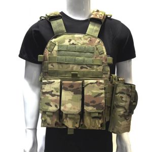 Nylon Tactical Vest MC Camo