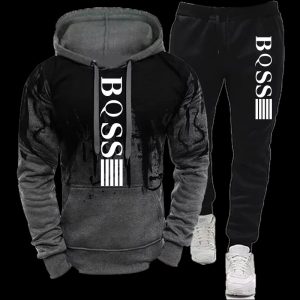 New Men's Sets Autumn Bicycle pullover Hoodie