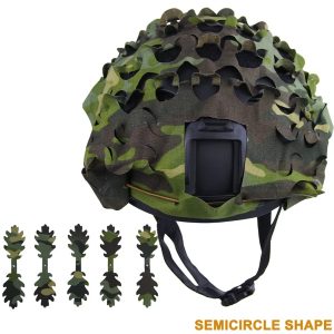 Laser Cut Leaf Shape Airsoft Helmet Cover