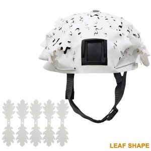 Laser Cut Leaf Shape Airsoft Helmet Cover